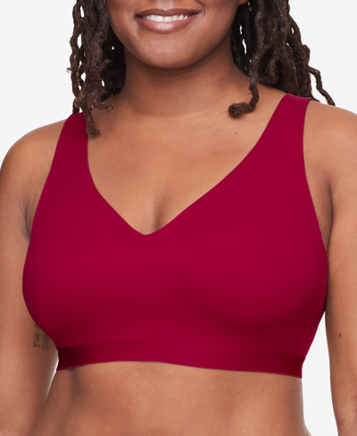 Warner's Warners Cloud 9 Super Soft, Smooth Invisible Look Wireless Lightly Lined Comfort Bra Rm1041a In Pomegranate