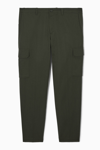 Cos Tapered Cargo Pants In Green