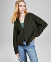 AND NOW THIS WOMEN'S V-NECK BUTTON-FRONT CARDIGAN, CREATED FOR MACY'S
