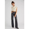 Free People Ava High-waist Bootcut Jeans In Black