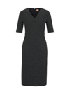 HUGO BOSS WOMEN'S EXTRA-SLIM-FIT DRESS WITH WOVEN STRUCTURE