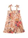 ZIMMERMANN LITTLE GIRL'S & GIRL'S AUGUST SHIRRED DRESS