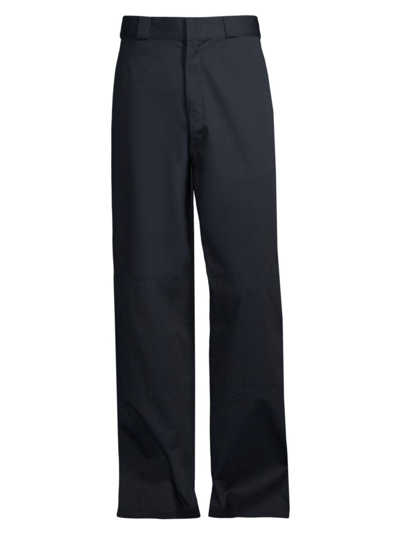 Palm Angels Sartorial Waistband Workpants In Navy_blue