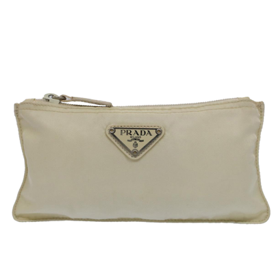 Prada Synthetic Clutch Bag () In White