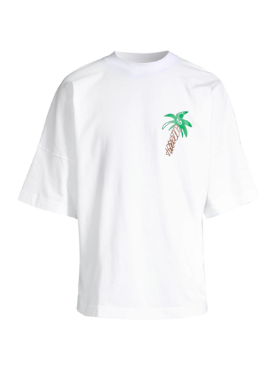 Palm Angels Sketchy Over Tee In White