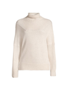 Nic + Zoe Women's Mix Stitch Mock Turtleneck Sweater In Cream Mix