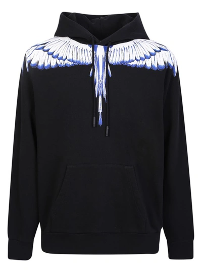 Marcelo Burlon County Of Milan Wings Print Sweatshirt In Black