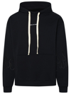VISION OF SUPER VISION OF SUPER FLAME EMBROIDERED DRAWSTRING HOODIE
