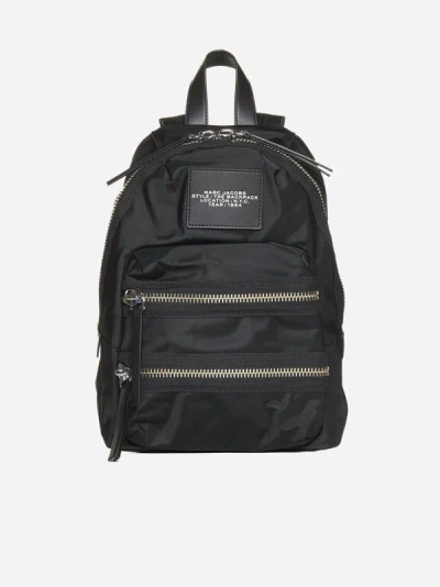 Marc Jacobs The Medium Nylon Backpack In Black