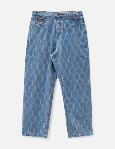 Butter Goods Chain Link Denim Jeans In Blue