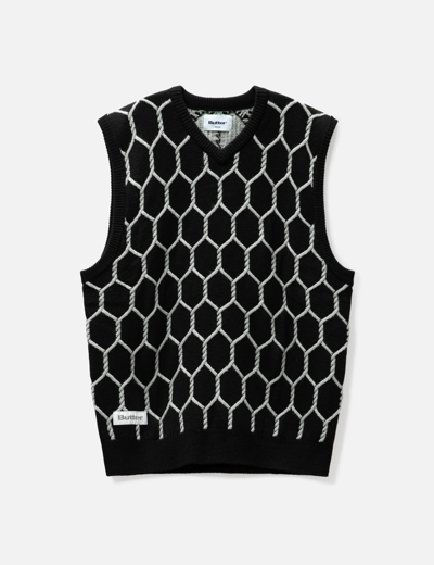 Butter Goods Chain Link Knitted Vest In Black