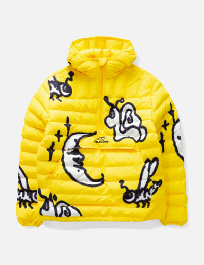 Butter Goods Critter Puffer Anorak Jacket In Yellow