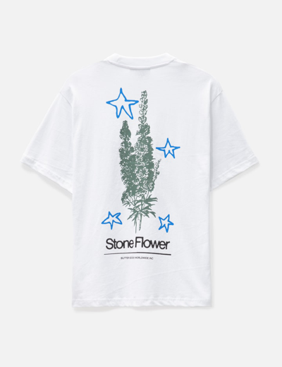 Butter Goods Stone Flower T-shirt In White