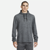 Nike Men's Academy Dri-fit Long-sleeve Hooded Soccer Top In Grey