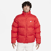 Nike Men's Club Puffer Jacket University Red/white