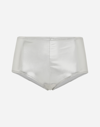 Dolce & Gabbana Foiled Low-rise Briefs In Silver
