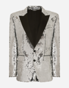 Dolce & Gabbana Sequin-embellished Tuxedo Jacket