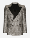 Dolce & Gabbana Satin-lapel Jacquard Tuxedo Jacket