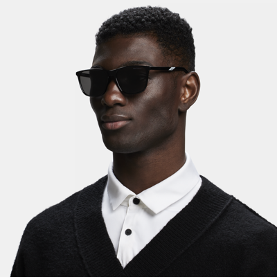 Nike Unisex State Polarized Sunglasses In Black