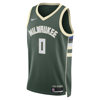 Nike Damian Lillard Milwaukee Bucks Icon Edition 2022/23  Men's Dri-fit Nba Swingman Jersey In Green
