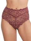 Camio Mio High-leg Brief In Maroon,barely There