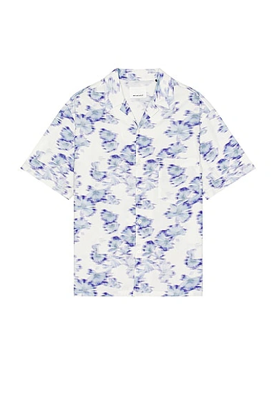 Isabel Marant Lazlo Ginkgo Shirt In Light Blue