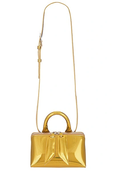 Attico Friday Crossbody Bag In Gold