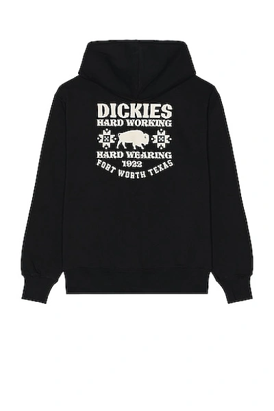 Dickies Chest Hit Logo Hoodie In Black