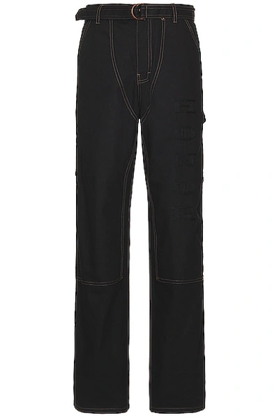 Honor The Gift Quilted Relaxed Pants In Black