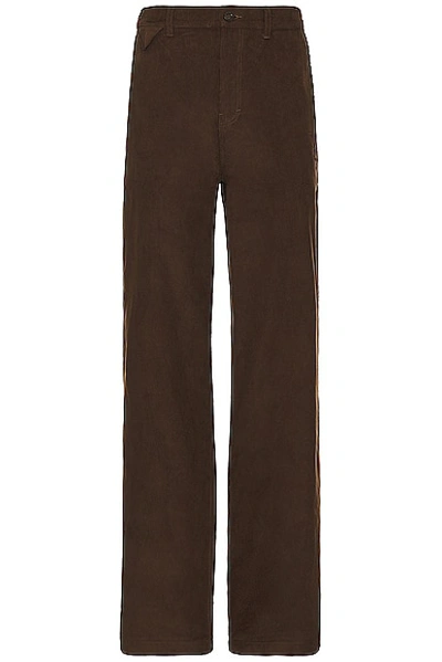 Honor The Gift C-fall Embroidered Script Sweatpants In Brown