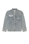 Honor The Gift Long Sleeve Work Shirt In Indigo