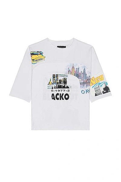 Who Decides War By Ev Bravado Arched Collage Short Sleeve Tee In Cloud