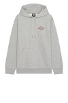 Dickies Chest Hit Logo Hoodie In Heather Gray