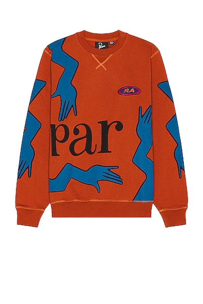 By Parra Early Grab Sweatshirt In Orange