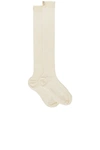 Comme Si The Knee High Sock In Neutral