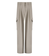 Stine Goya Olani Beige Wide Leg Trousers In Beige