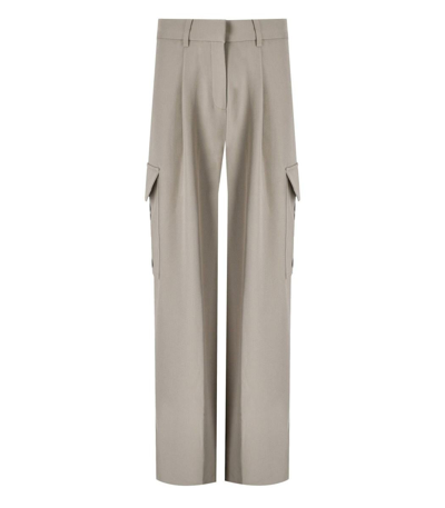 Stine Goya Olani Beige Wide Leg Trousers