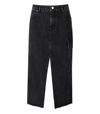 Stine Goya Peter Grey Denim Midi Skirt In Grey
