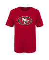 Outerstuff Preschool Boys And Girls Scarlet San Francisco 49ers Primary Logo T-shirt In Scarlet