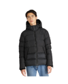 Pajar Men's Valby Mixed Media Puffer With Contrast Inner Collar And Hood In Black