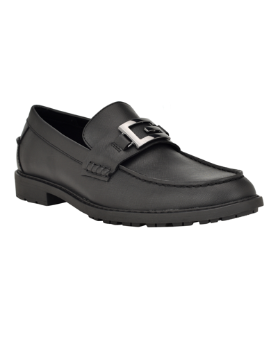 Guess Men's Dremmer G Ornament Slip On Loafers In Black