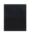 Manhattan Comfort Set Of 2 Hopkins Storage Closets In Black