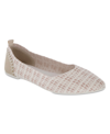 Mia Lissy Knit Ballet Flat In Beige,sand