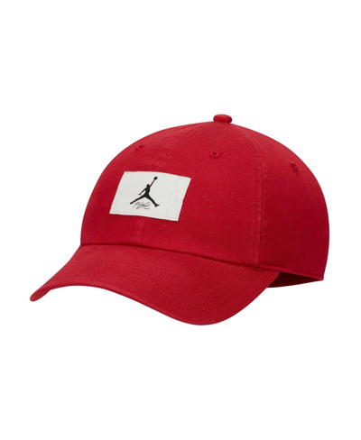 Jordan Men's And Women's  Logo Adjustable Hat In Red