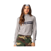 Edikted Women's Roxanne Zip Up Knit Cardigan In Gray-melange
