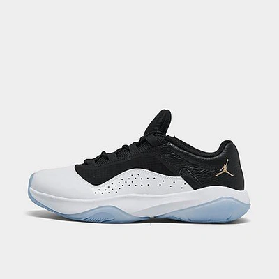 Nike Wmns Air Jordan 11 Cmft Low Sneakers Black / Iced Lilac In Black/metallic Gold/white