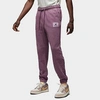 Nike Jordan Men's Essentials Statement Washed Fleece Sweatpants Size Large 100% Cotton/fleece In Multi