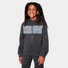 Nike Air Big Kids' (boys') Full-zip Hoodie In Grey