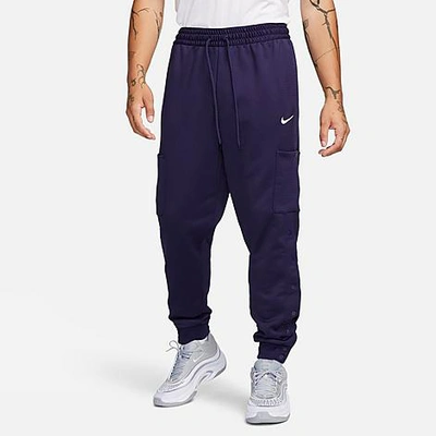 Nike Men's Therma-fit Basketball Cargo Pants In Purple