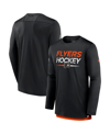 Fanatics Branded  Black Philadelphia Flyers Authentic Pro Long Sleeve T-shirt In Black
